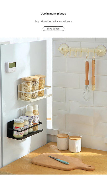 White carbon steel kitchen organizer