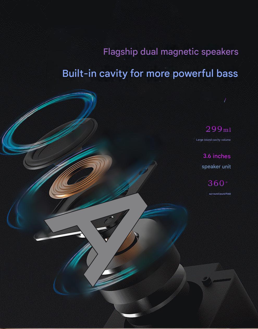 Retro Bluetooth Clock Speaker Image 3