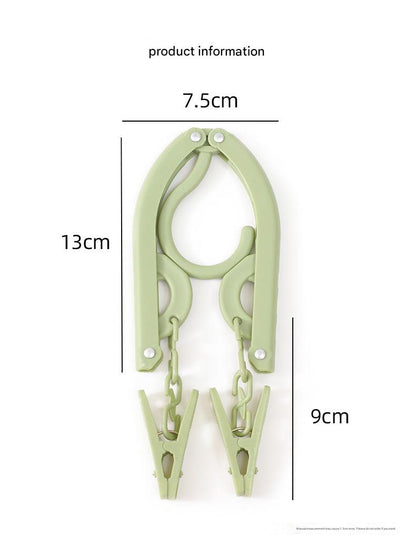 Multiple uses hanger with clothes image 7