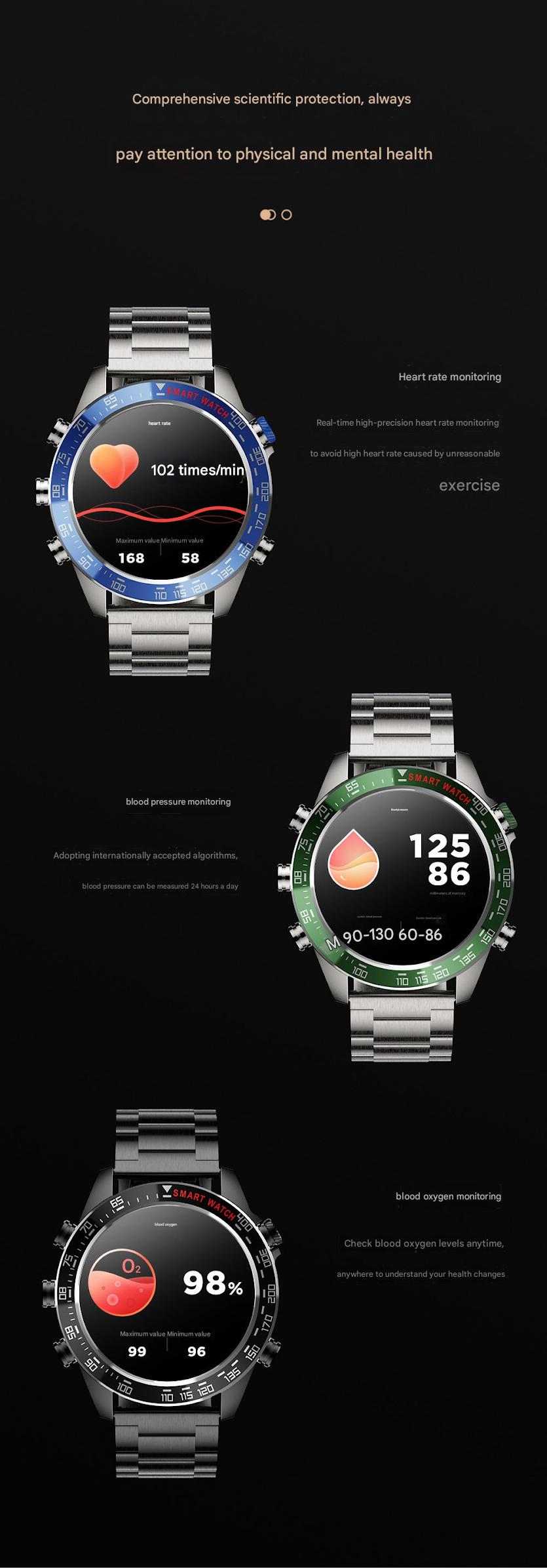 Smartwatch on Wrist with App Interface