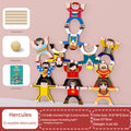 Popular Model 4: Performer Edition (12 Strongmen Figurines, 1 Ball, 5 Balance Beams, English Instruction Manual) (Pack of 1)