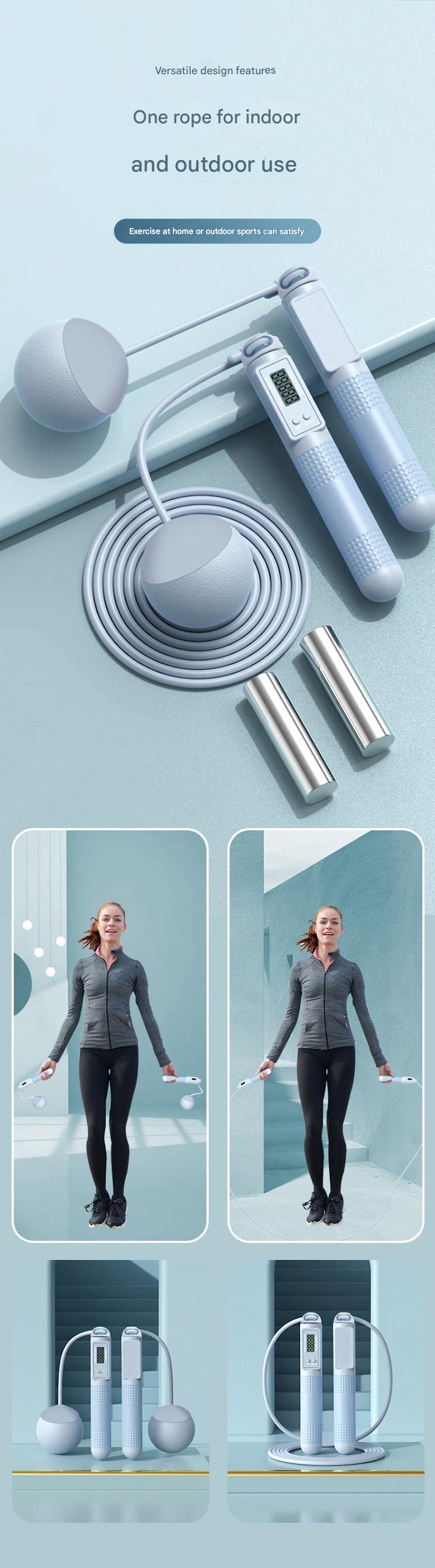 Smart Weighted Jump Rope in Use