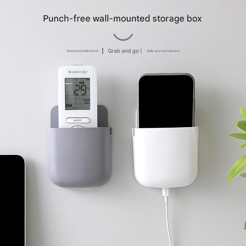 Versatile wall storage for remotes, phones, and more