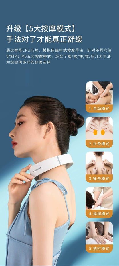 Neck massager close-up