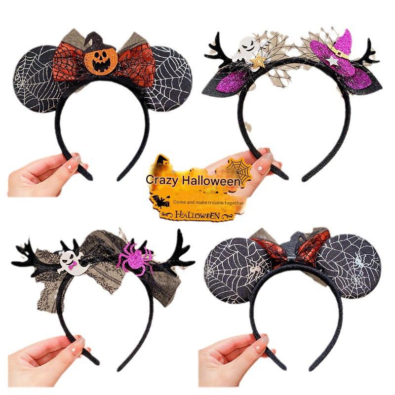 Creative Halloween Headbands with Pumpkin Design