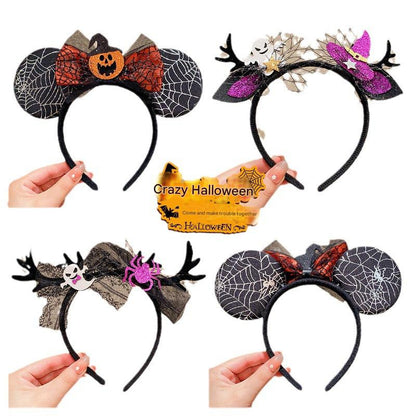 Creative Halloween Headbands with Pumpkin Design