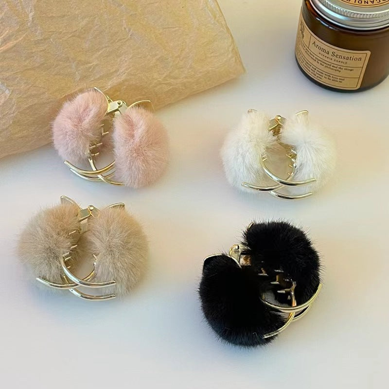 Chic Bunny Print Hair Claw