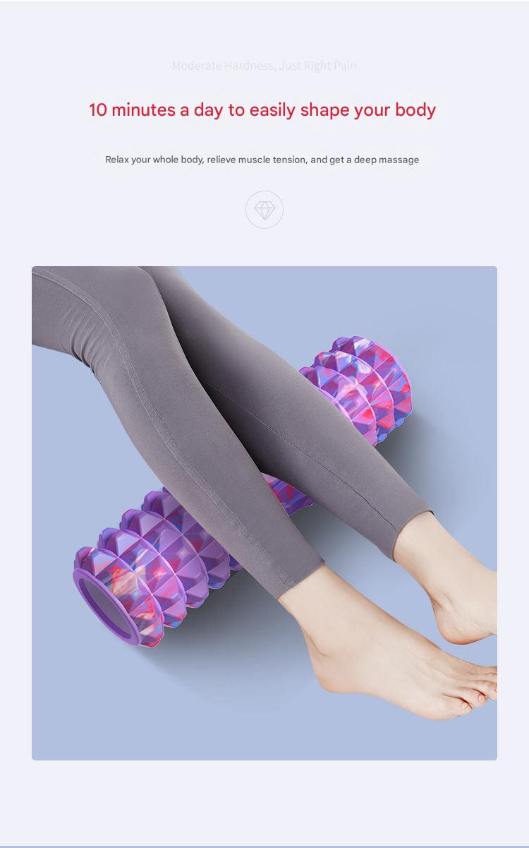 Hollow design foam roller for deep tissue massage