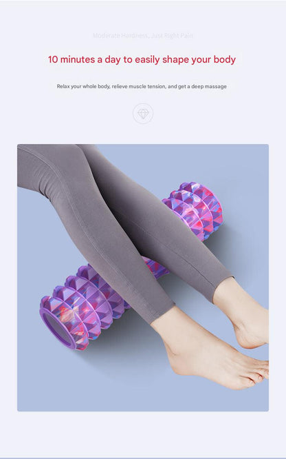 Hollow design foam roller for deep tissue massage