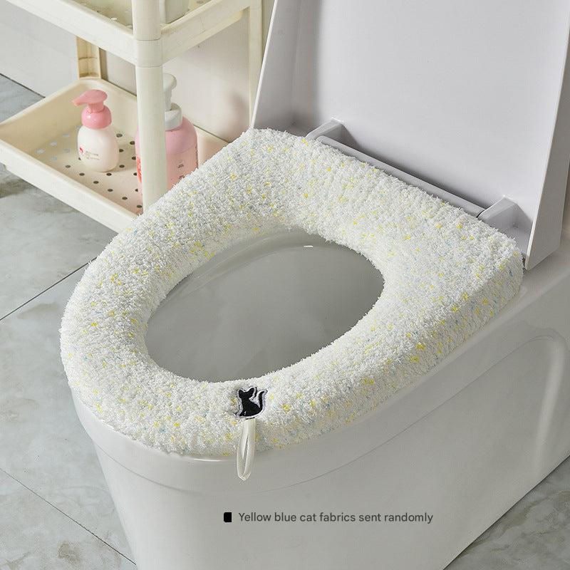 Stylish black rabbit toilet seat cover