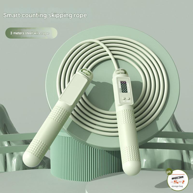 Smart Weighted Jump Rope in Use