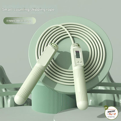 Smart Weighted Jump Rope in Use