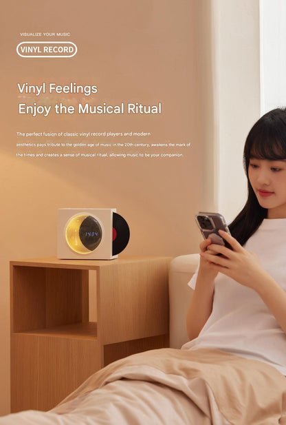 Bluetooth Vinyl Player Star Projector