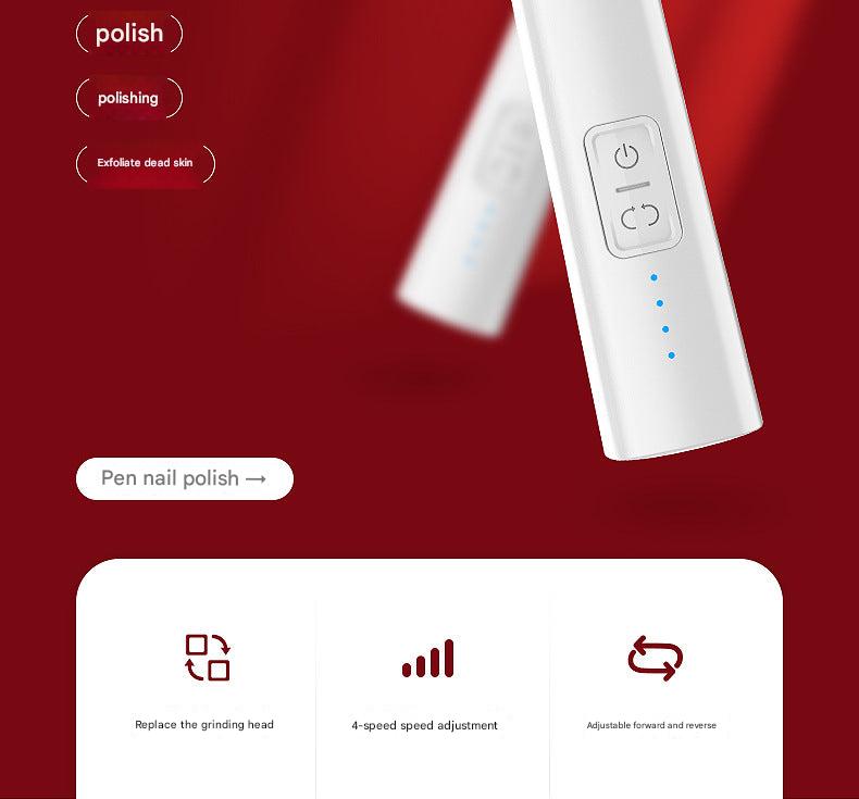 Nail grinder with multiple heads