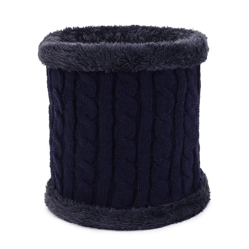 Knitted Neck Warmer Navy