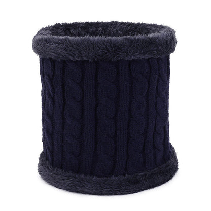 Knitted Neck Warmer Navy