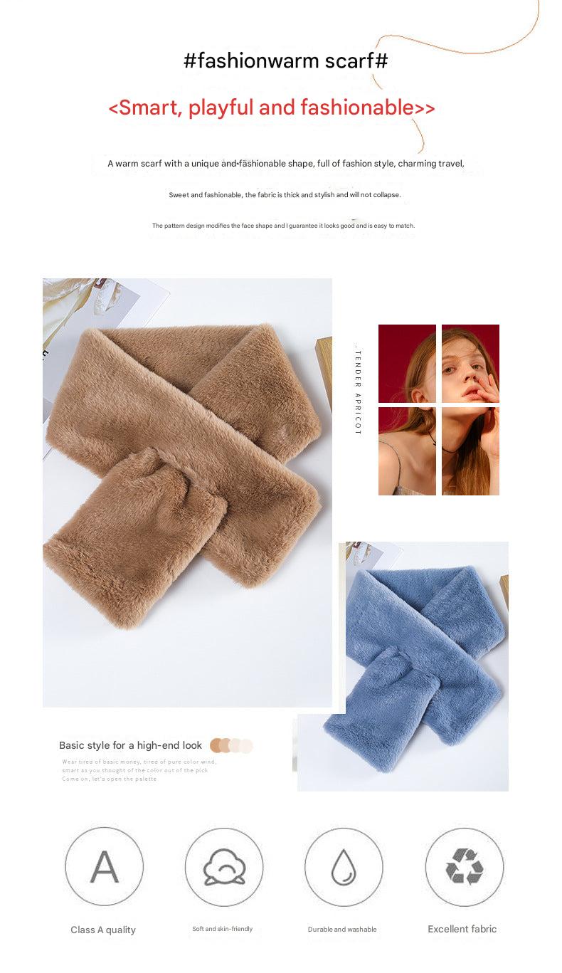 Cozy Multi-Color Faux Fur Scarf Image 7
