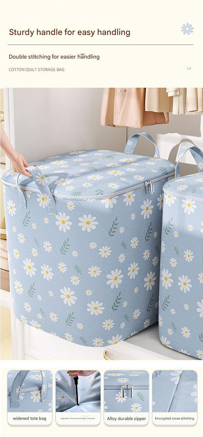 Cube-style storage bag for home organization