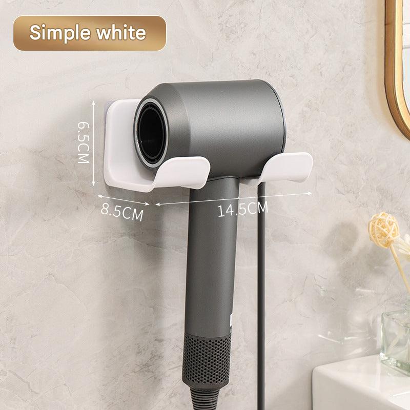 Durable plastic hair dryer holder
