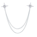 Silver Base with White Diamond