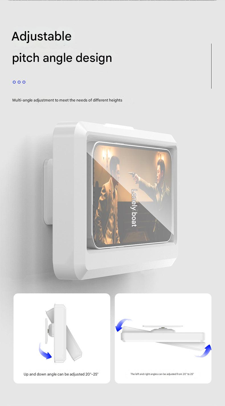 foldable shower phone holder