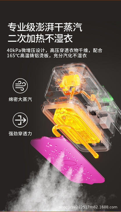 Portable steam iron with water tank