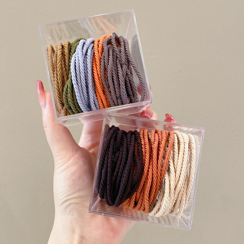 High Elasticity Non-Slip Towel Hair Tie in assorted colors