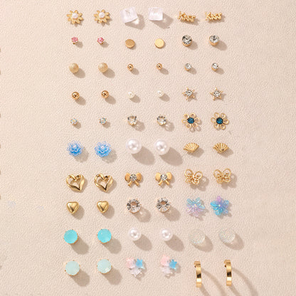 Trendy heart earrings collection image 4