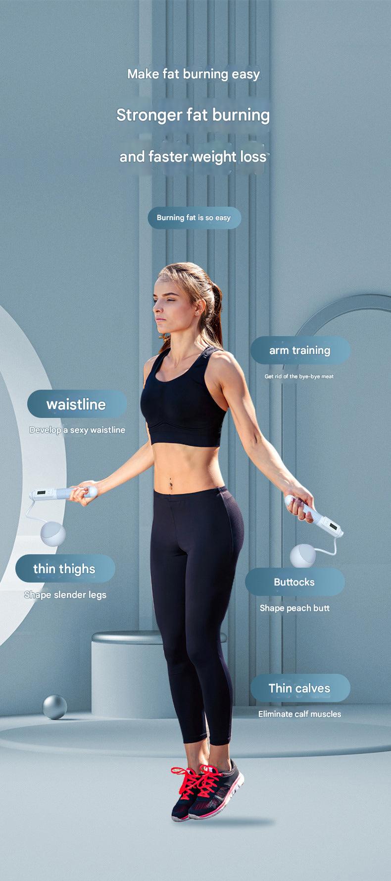 Smart Weighted Jump Rope Colors Display
