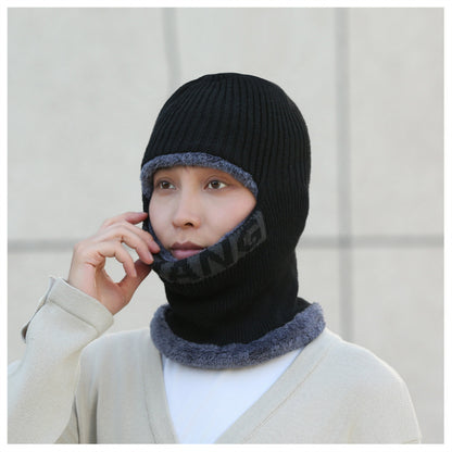 Men's warm beanie hat with ear protection