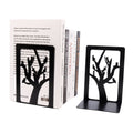 Animal Climbing Tree Bookshelf Pair - Black