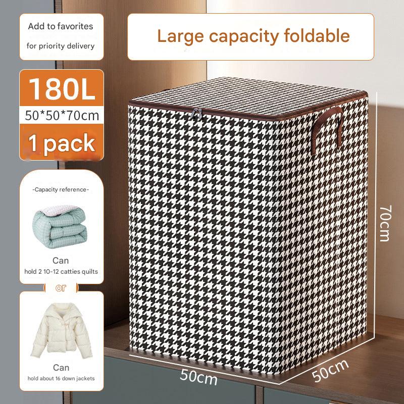 Large storage bag for clothing and bedding
