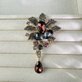 Coconut Leaf Droplet Brooch
