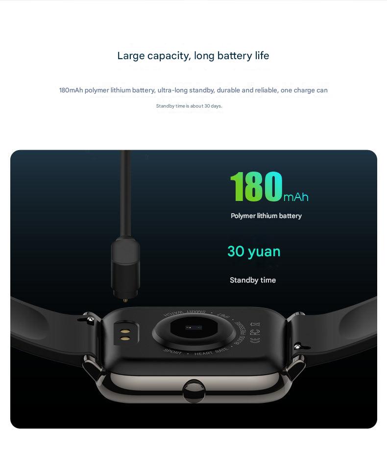 Smart Fitness Tracker Watch with health monitoring features