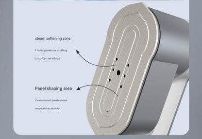 Portable steam iron packaging view