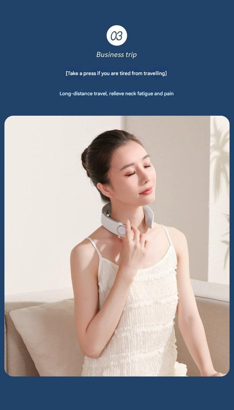 Neck massager back view