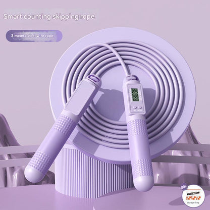Smart Weighted Jump Rope Close-Up